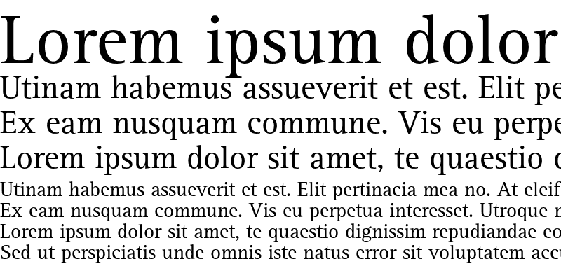 Sample of Rotis Serif AT