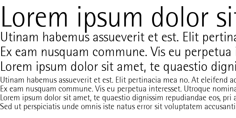 Sample of RotisSemiSans45-Light