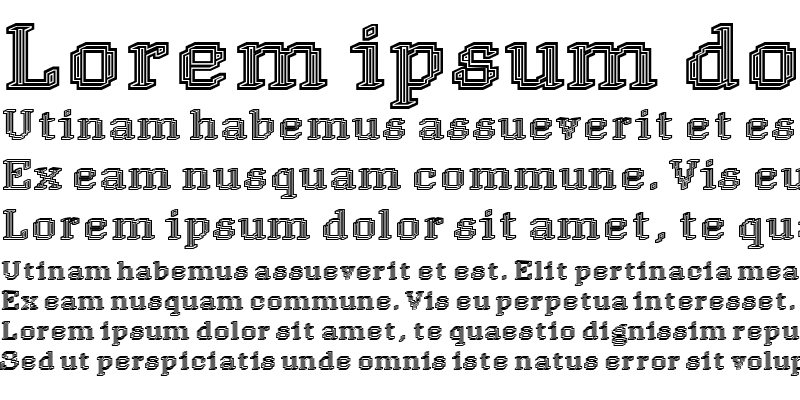 Sample of Rough14 Bold