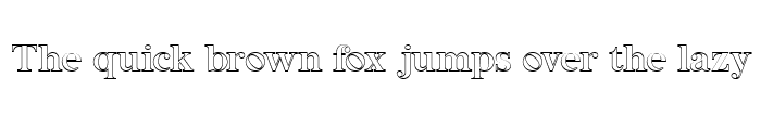 Preview of Rubino Serif Outline Regular