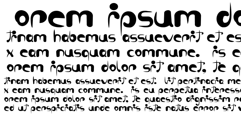 Sample of ruculus bold