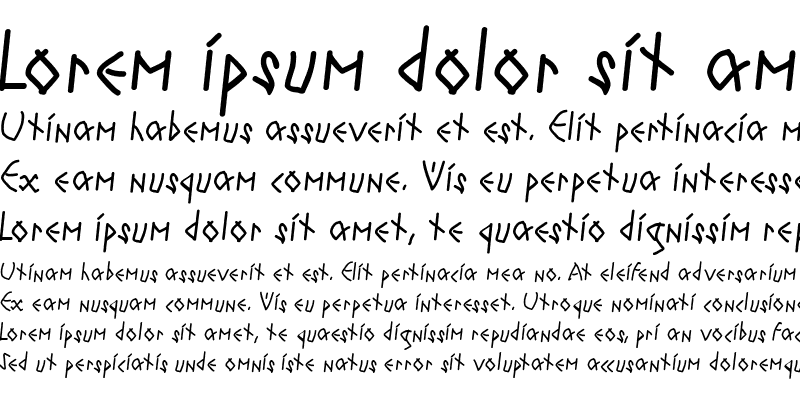Sample of RunesWritten Bold