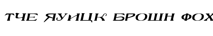 Preview of RussianBlock Italic