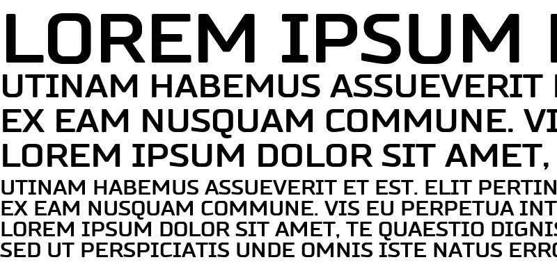 Sample of Russo Sans Bold