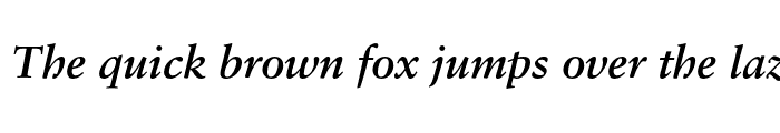 Preview of SabonGreek Bold Italic