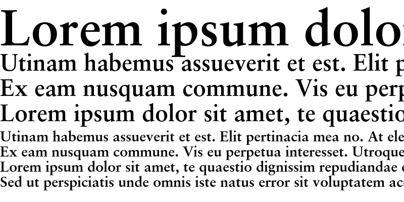 Sample of SabonGreek Bold