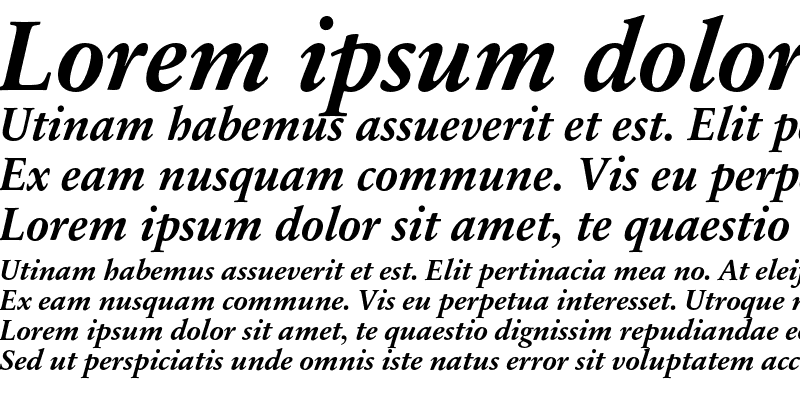 Sample of SabonNext RW OsF Bold Italic