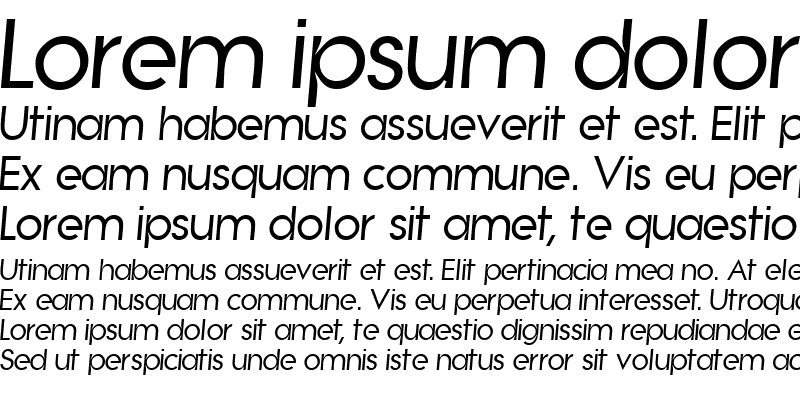 Sample of SaborSSK Italic