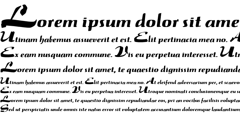 Sample of Salto Font Regular