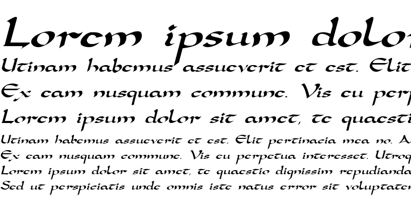 Sample of Samovar SSi Italic