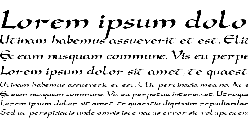 Sample of SamovarSSK Italic