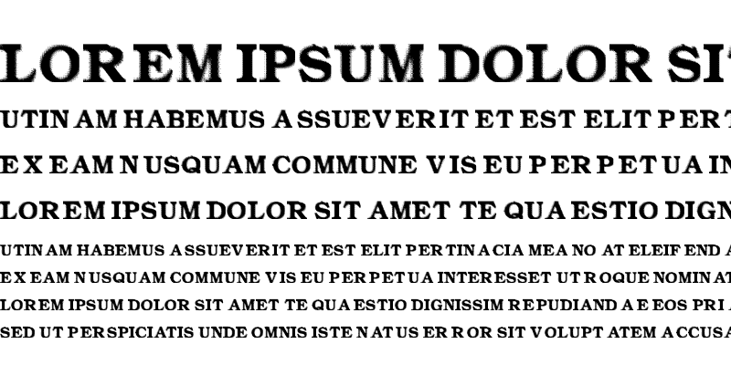Sample of Sample Font