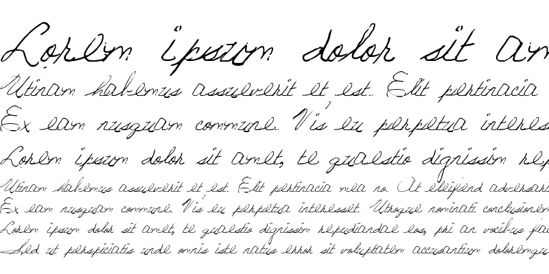 Sample of Sandy Script