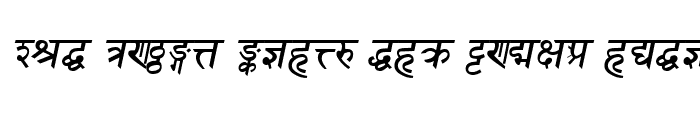 Preview of SanskritDelhiSSK BoldItalic