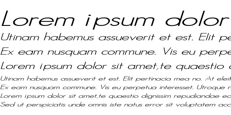 Sample of SansSerif-Italic
