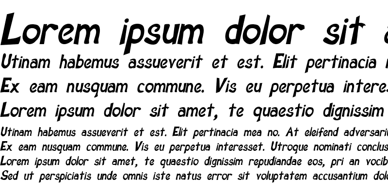 Sample of Sarah-Condensed Italic