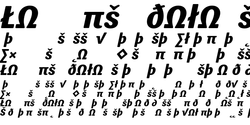 Sample of Sari ExtraBoldExp Italic