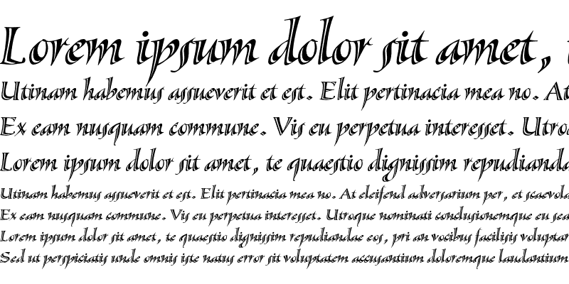 Sample of Sassafras Italic