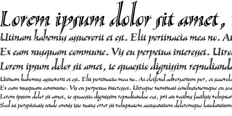 Sample of Sassafras Lx Italic