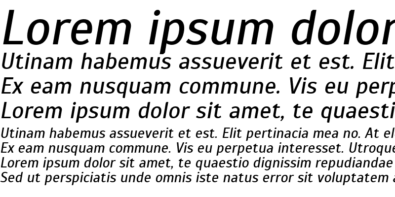 Sample of Scada Italic