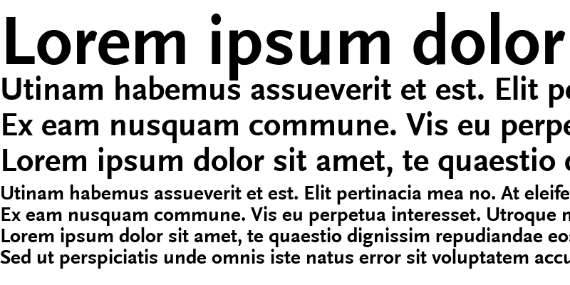 Sample of Scala Sans Bold