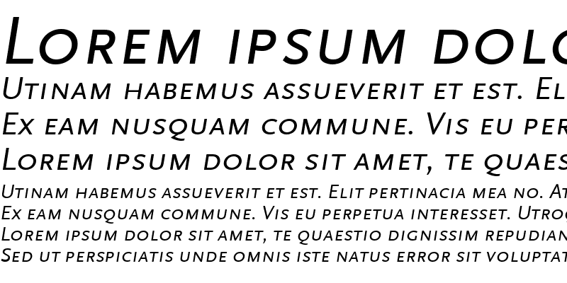 Sample of Scala Sans Regular Italic