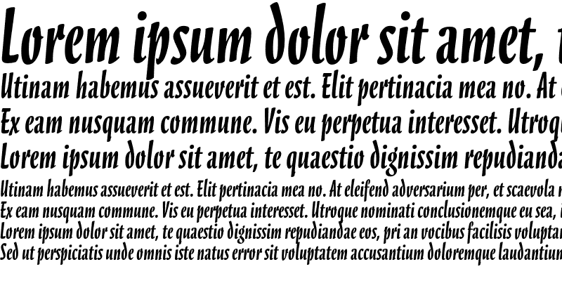 Sample of Scarborough ITC Std Bold