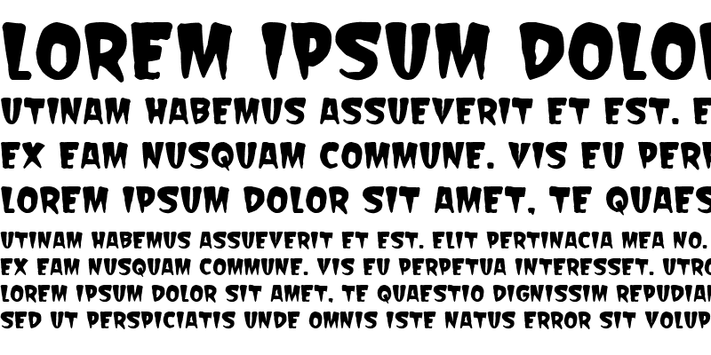 Sample of Scarify Italic