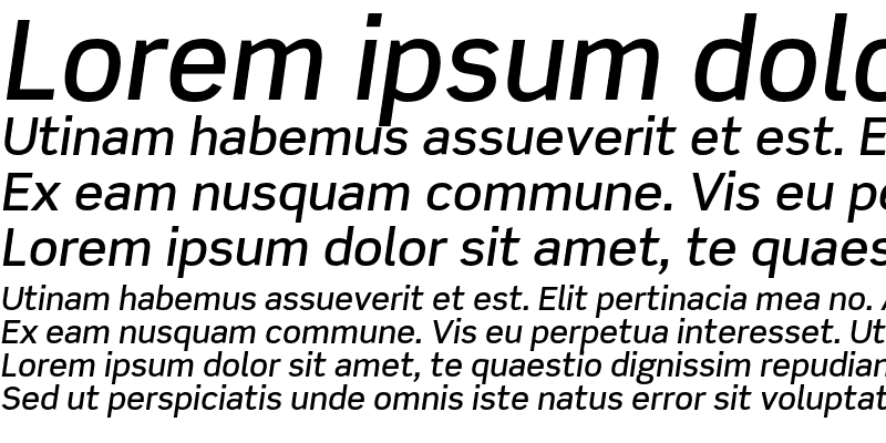 Sample of Scene Std Medium Italic