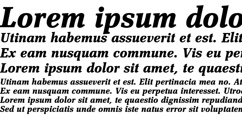 Sample of Scherzo Std Bold Italic