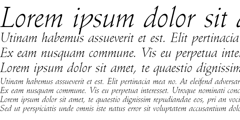 Sample of SchneidlerAmaTLig Italic