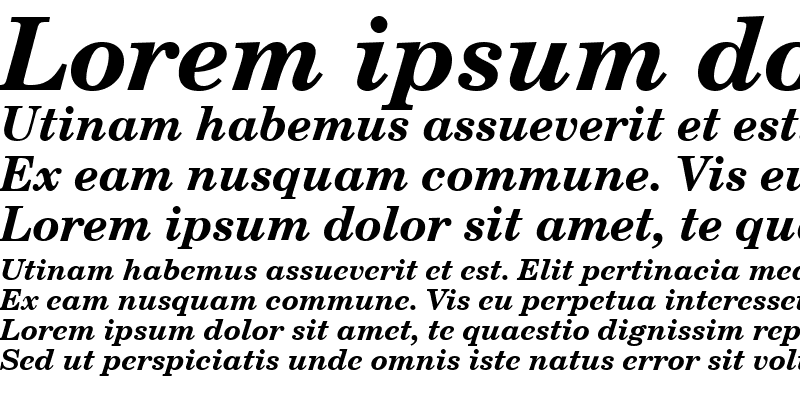 Sample of Scholar Bold Italic