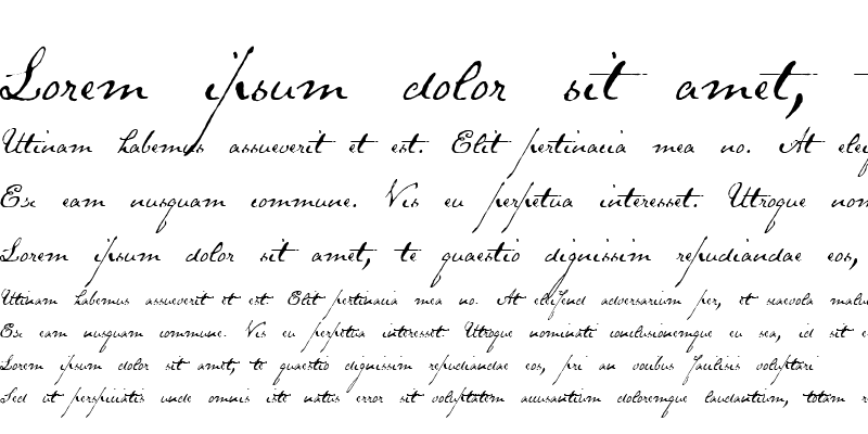 Sample of Schooner Script Normal