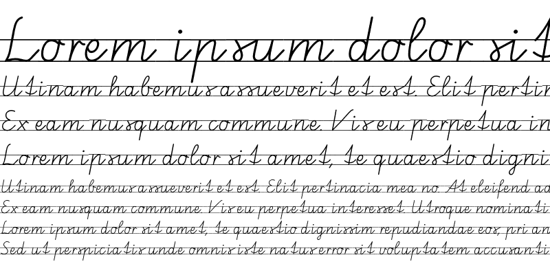 Sample of SchulschriftA-L2