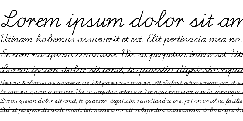 Sample of SchulschriftB-L2 Medium