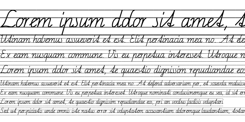 Sample of SchulschriftC-L4