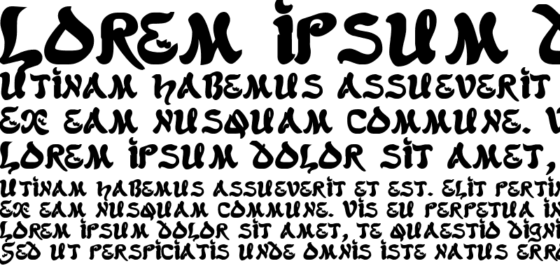 Sample of Scimitar Bold