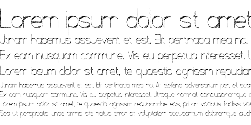 Sample of ScrFIBbLE Italic