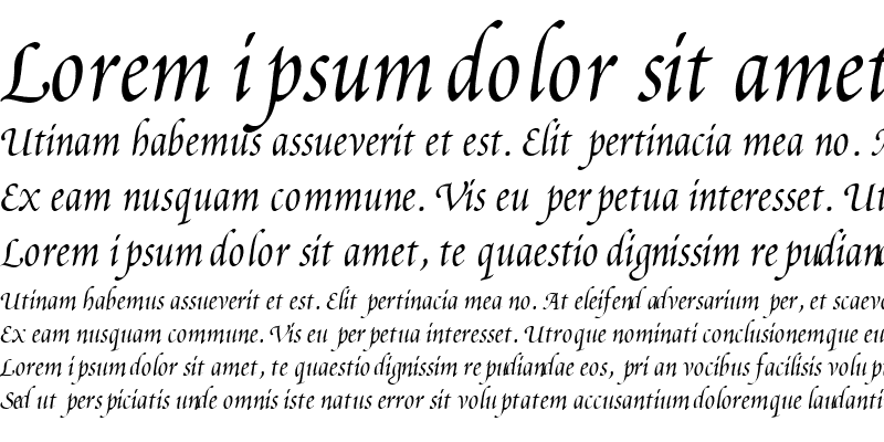 Sample of ScriptoriaSSK Bold Italic