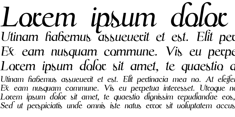 Sample of Scrypticali Italic