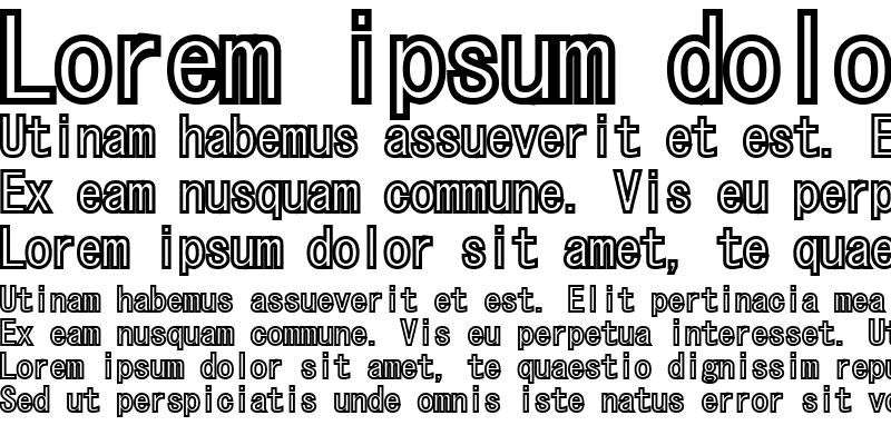 Sample of SD Viewer Edge Font