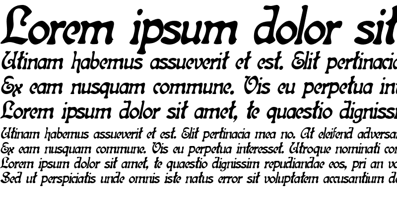 Sample of SeaBugsSSK Italic