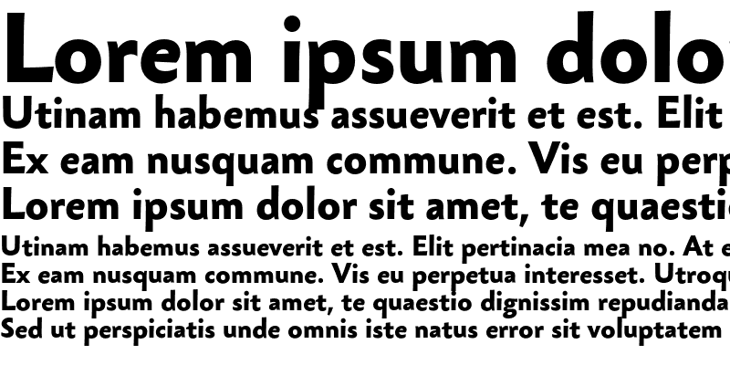 Sample of Sebastian Medium Pro Bold