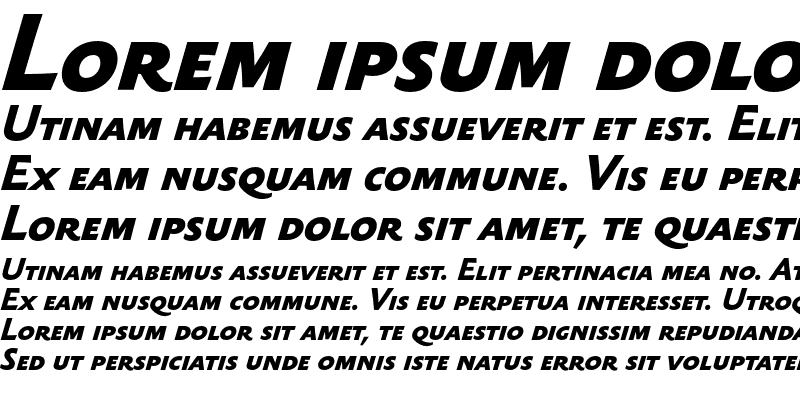 Sample of Sebastian Medium SC Medium Bold Italic