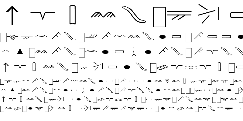 Sample of SedimentaryFont