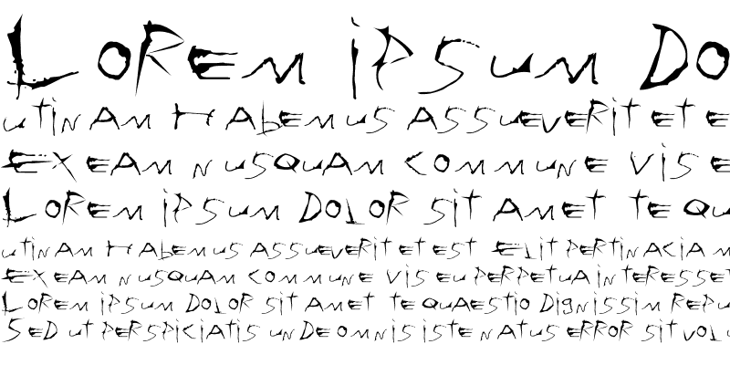 Sample of Sehnsucht Font