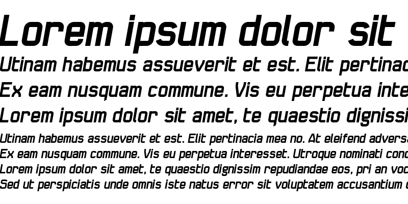 Sample of Seize Bold Italic