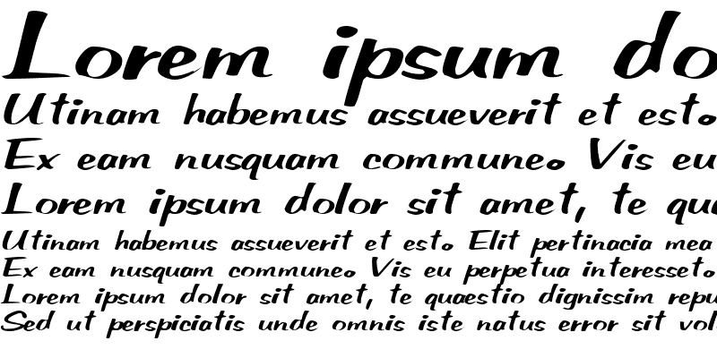 Sample of SeldaneScript Italic