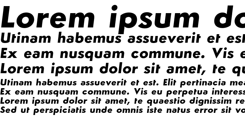 Sample of Semplicit? Bold Italic