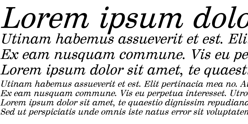 Sample of Sentry Italic